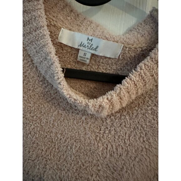 M by Marled Cozy Fluffy Light Pink Sweater Size S - Picture 3 of 3